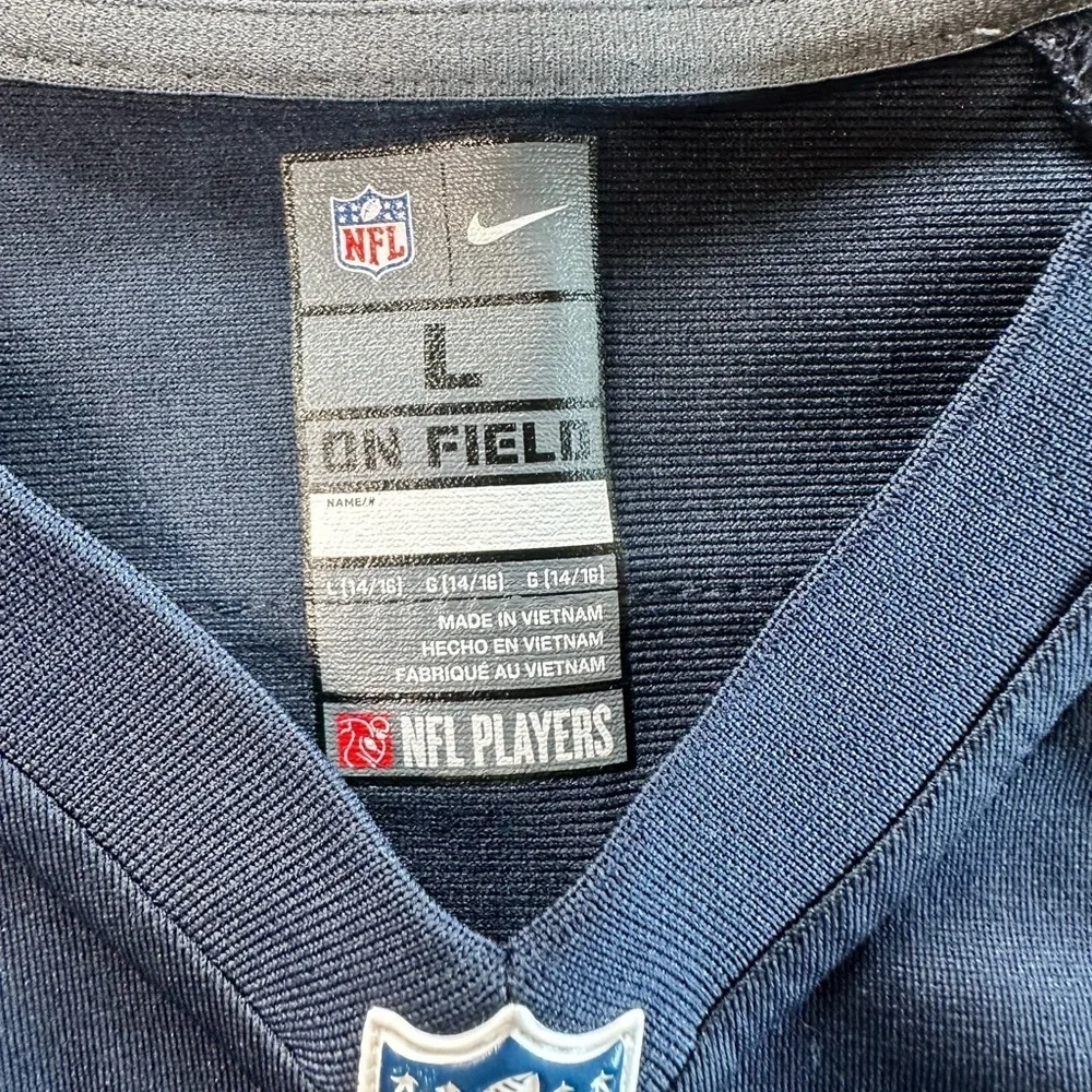 Nike CHICAGO BEARS Justin Fields NFL Football Blue Jersey YOUTH Large